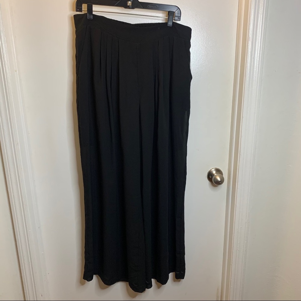 Philosophy Palazzo sheer pants with shorts under L